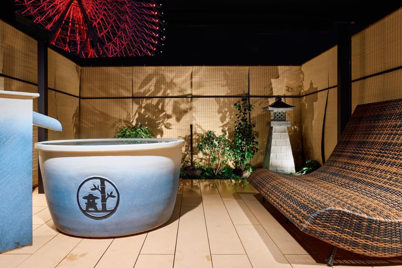 Konjakuso Osaka Tempozan "Ikesu" Projection M Apping Spa Konjakuso Osaka Tempozan "Takadoro" Wheel View المظهر الخارجي الصورة